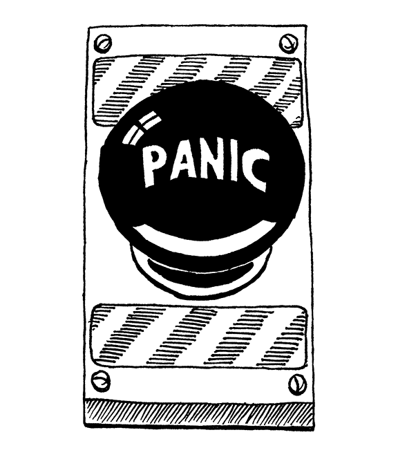 A big shiny 'PANIC' button.